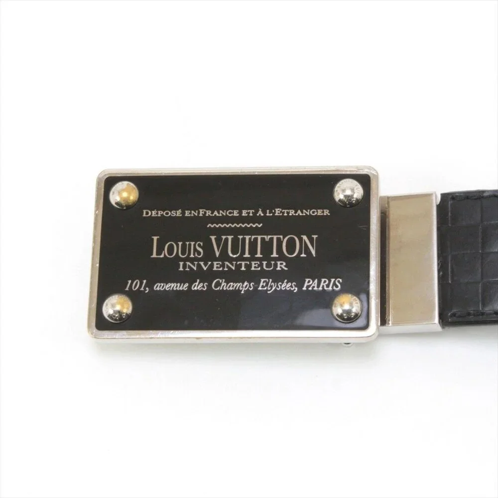 Louis Vuitton Saint Cher Aventour Belt 90-105 cm Black - Picture 4 of 8